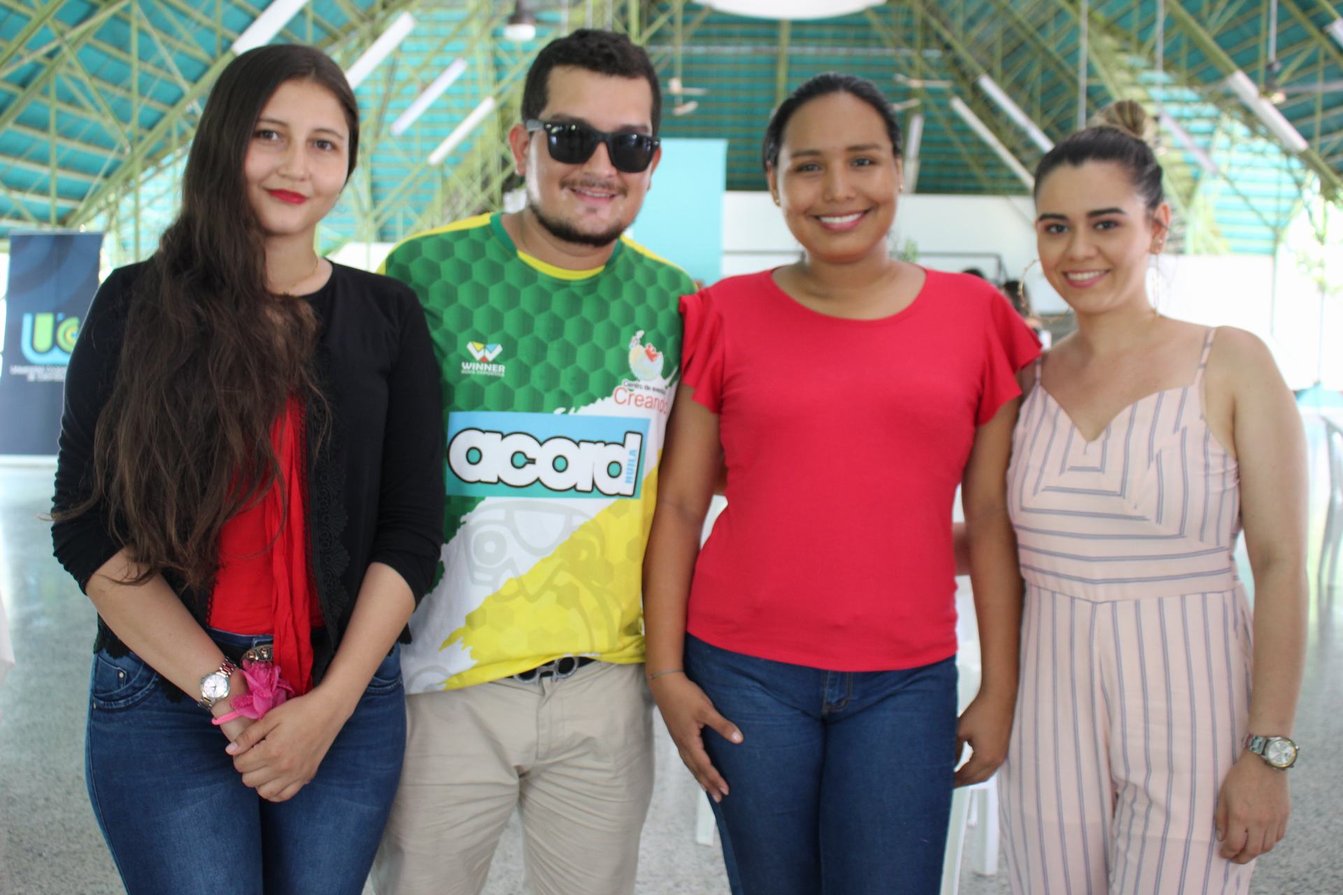 Linda Vargas, Jhon Jairo Bobadilla, Alejandra Castillo y Alejandra Correa Durán.